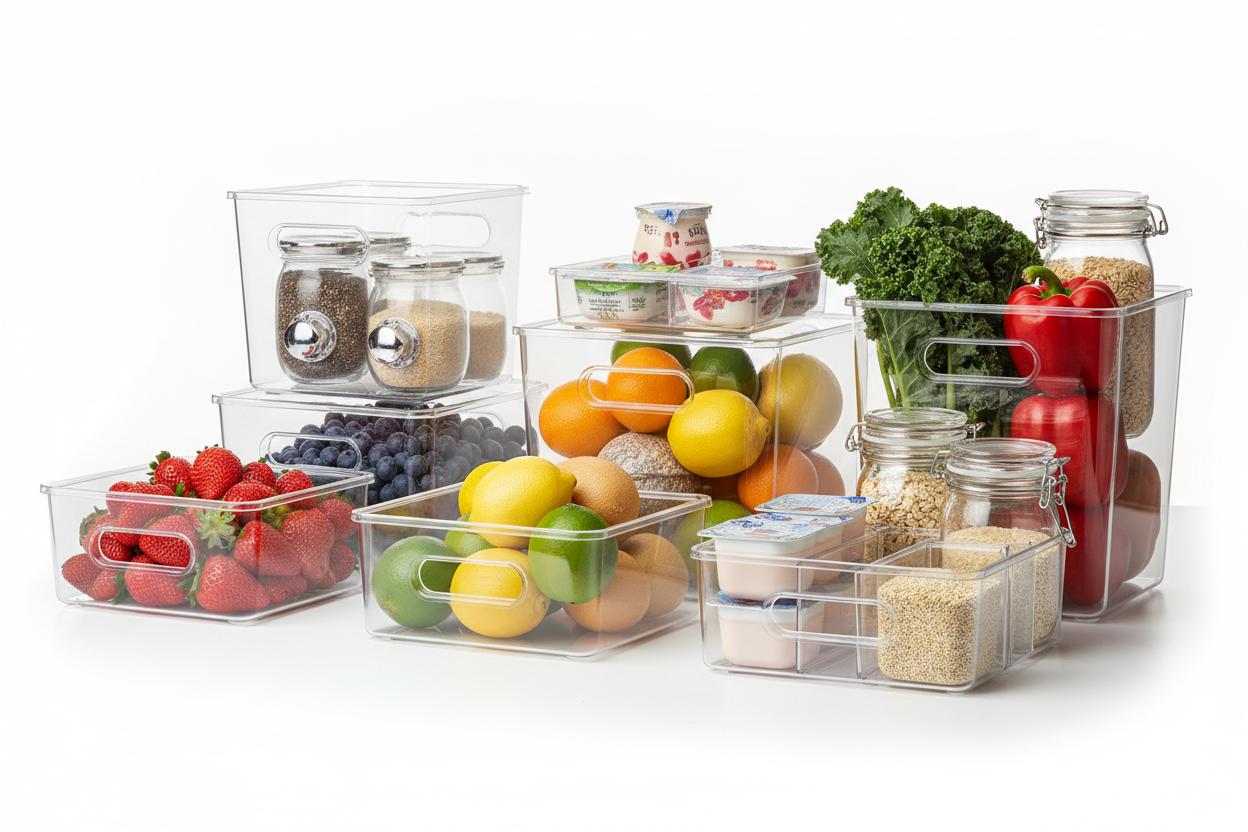 Fridge Organizer Bins