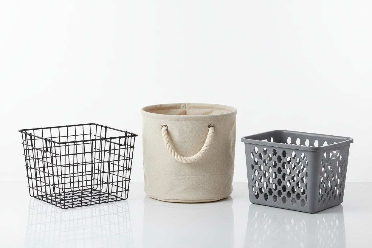 Storage Baskets (Wire / Fabric / Plastic)