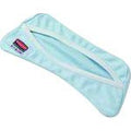 Rubbermaid Commercial HYGEN Quick-Connect Flexible Microfiber Mop Cover, Glass, 8-inch, Blue, For Glass Cleaning in Shower/Bathtub/Bathroom