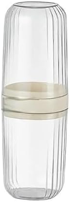 Portable Transparent Toothbrush Case –Travel Toothbrush Holder, Protective Hygiene Cover for Home(Pack of 1)