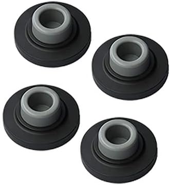 QCAA Heavy Solid Metal Wall Mount Concave Door Stop, Wall Protector, 2-1/2" Diameter, Oil Rubbed Bronze, Made in Taiwan, 4 Pack