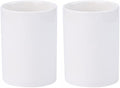 Gaolinci 2 Pcs Bathroom Cups, Ceramics Toothbrush Holder, Tumbler Cup, 9 Oz