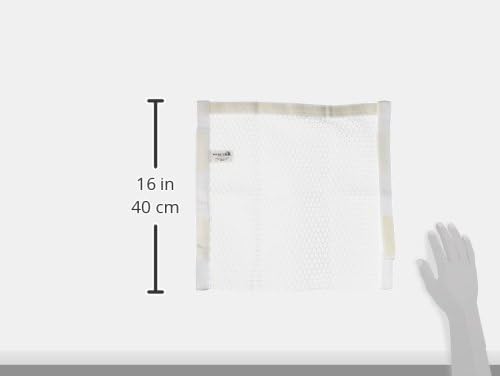 Household Essentials 135 Polyester Sneaker Wash and Dry Bag for Laundry Machines - White