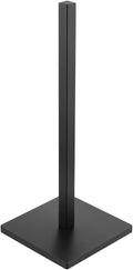 JQK Toilet Paper Storage Stand Matte Black, 304 Stainless Steel Tissue Reserve Holder Square 3/4 Rolls Dispenser for Bathroom, TPS240-PB