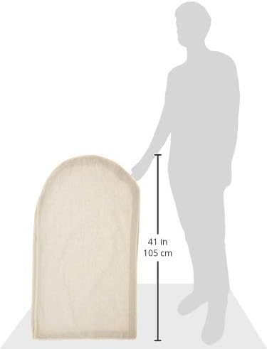 Whitmor Zippered Garment Bag Natural Linen, Large