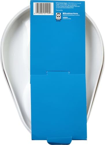 Clorox Toilet Plunger and Bowl Brush Combo with Caddy, 6.75 x 7 x 19.5 in, White/Gray (Pack of 12)