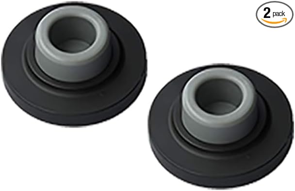 QCAA Heavy Solid Metal Wall Mount Concave Door Stop, Wall Protector, 2-1/2" Diameter, ORB Oil Rubbed Bronze, 2 Pack, Made in Taiwan