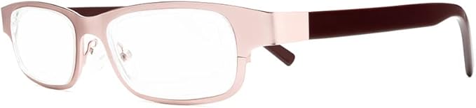 Eyejusters Self-Adjustable Glasses - With Magnetic Hard Case, and Microfiber Cleaning Cloth - Combination - Rose & Burgundy