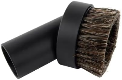 25mm Round Dust Brush For Shark Vacuum Attachments Replacement with 1-1/4" to 1-3/8 Hose Adapter, For Most Vacuum Cleaners Accessories