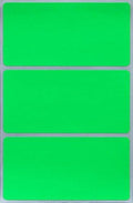 Royal Green Rectangular Stickers Color-Coding Labels for Organizing, Moving, and Storage Boxes 4" x 2" Stickers to Write On Name Tags, 45-Pack (Neon Green)