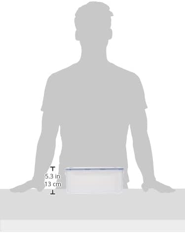 Lock & Lock HPL836 Easy Essentials Storage Food Storage Container / Food Storage Bin - 186 Ounce, Clear