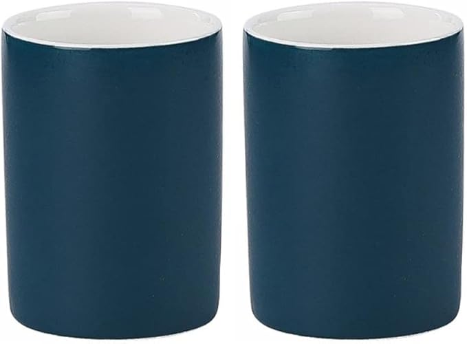 Gaolinci 2 Pcs Bathroom Cups, Ceramics Toothbrush Holder, Tumbler Cup, 9 Oz