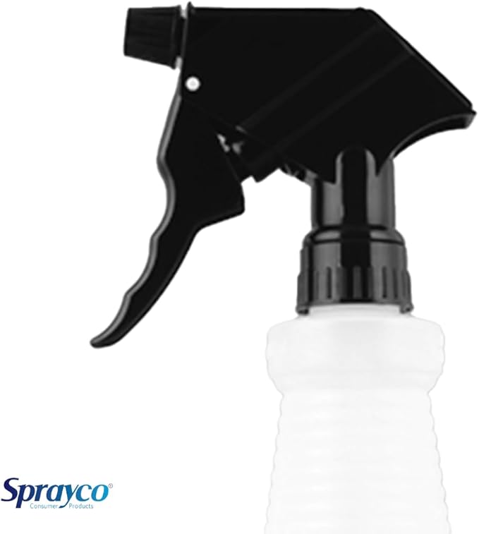 SprayCo 32oz Chemical Resistant Spray Bottle – Adjustable Nozzle, Built-in Dilution Scale, Heavy Duty Plastic, All-Purpose Cleaning, Gardening, Car Detailing, Plant Mister