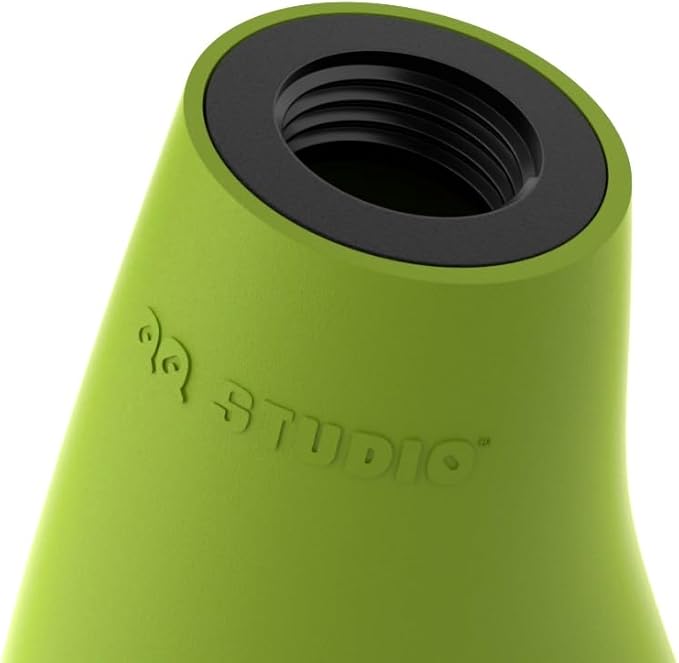 Kitchen Bathroom Counter top Squeezable Soap Dispensers Tear Drop Shape Bottle (Green, ~7oz)