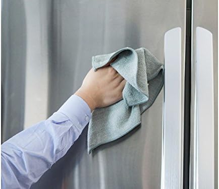 Sophisti-clean Microfiber Cleaning Cloths, Attract Dust Like a Magnet, Use Wet or Dry, Ultra Soft and Absorbent, Non-Abrasive, Streak Free, Reusable, Machine Wash, Gray, 10 Pack
