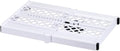 LockerMate Adjust-A-Shelf Locker Shelf, Extends to Fit Your Locker, Easy to Use, Perfect for School, Office, Gym, White