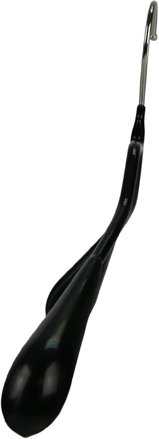 Mawa by Reston Lloyd BodyForm Series Non-Slip Space Saving Clothes Hanger with 2 Clips for Pants or Skirts, Style 42/LK, Set of 2, Black