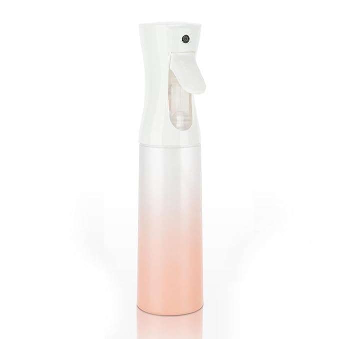 Spray Bottle for Hair (10.15OZ /300ML) Continuous Ultra Fine Mist Sprayer for Hair, Salons, Barber, Plants, Skin Care, 1 Plack MATTE PINK