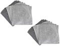 Microfiber Cleaning Cloths, Attract Dust Like a Magnet, Use Wet or Dry, Ultra Soft and Absorbent, Non-Abrasive, Streak Free, Reusable, Machine Wash, Gray, 20 Pack