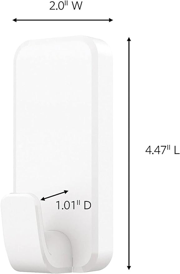 Command 10 lb XL Heavyweight Hook, 2 Wall Hooks and 6 Strips, Damage-Free Hanging with Adhesive, Heavy Duty Hanging Great for Organization and Storage