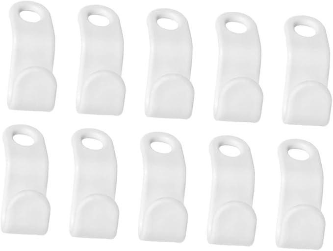 Ciieeo 120pcs Non Slip Connection Hooks for Wardrobe Organizing Space Saving Hanger Connectors Easy to Install Clothes Connector for Efficient Closet Storage