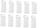 Ciieeo 120pcs Non Slip Connection Hooks for Wardrobe Organizing Space Saving Hanger Connectors Easy to Install Clothes Connector for Efficient Closet Storage