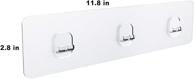 Mivvosakuki 2pcs Shower Caddy Adhesive Replacement,Shower Shelves Adhesive Strip Pad Shower Organizer Sticker Replacement Bathroom Heavy Duty Strong Sticky Wall Adhesive