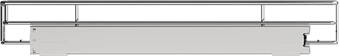 Pulloutor Pull Out Cabinet Organizer,14 * 21 Metal Slide Out Kitchen Cabinet Storage Shelf and Drawer Organizer NEED 15" W and 22" D Cabinet, Chrome Finish