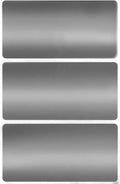4" x 2" Blank Stickers to Write On Name Tags Color Coding Labels for Moving, and Storage Boxes, 324 Labels (Metallic Silver) by Royal Green
