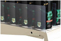 STORE FIXTURES DIRECT 3" H x 12" L Gondola Shelf Divider - Clear Stick On Plastic Shelf Merchandise Dividers with Self Adhesive Tape - 12 Pack