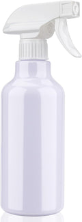 Spray Bottles Plastic Spray Bottle for Hair Mist/Stream Heavy Duty Empty Spray Bottles for Cleaning Solutions, Plants, Cooking (16.9oz-White)