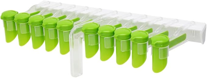 Mobestech Wall-mounted Spice Rack and Seasoning Organizer, Nail-free Household Seasoning Storage Rack with Rotatable Clip, Kitchen Pantry Organizer for Convenient Spice Supply