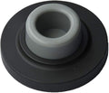 QCAA Heavy Solid Metal Wall Mount Concave Door Stop, Wall Protector, 2-1/2" Diameter, ORB Oil Rubbed Bronze, Made in Taiwan, 1 Pack