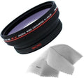 Digital Nc Canon XL-2 0.5X High Definition Wide Angle Lens (72mm) Made by Optics + Nwv Direct Micro Fiber Cleaning Cloth