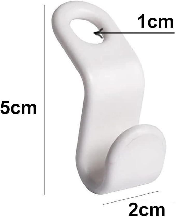 50PCS(or100) Hanger Hooks for Plastic Clips Clothes Space Saving Hangers for Clothes Closet Hangers Space Saver