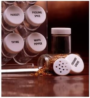 Prodyne A-845 Spice Rack, 20 Bottle, White
