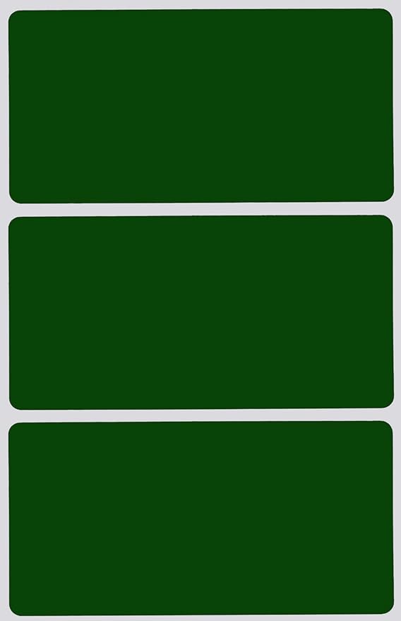 Royal Green Large Storage Moving Labels for Bins and Boxes 4 inch x 2 inch (102 mm x 51 mm) in Forest Green - 45 Pack