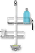 simplehuman Adjustable Shower Caddy, Stainless Steel and Anodized Aluminum