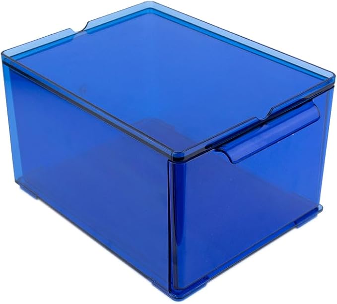 IDEËN Multi-Purpose Acrylic Box - Organize with Style (Blue)