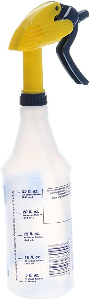 Zep Professional Sprayer Bottle - 32 oz (Case of 12) - HDPRO1 - Versatile Adjustable Nozzle Spray Bottles with a Fine Mist or Powerful Spray, Refillable for Diluted Concentrate