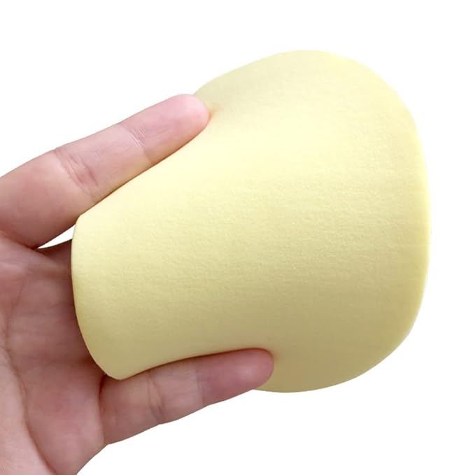 AKOAK 4 Pieces Color Facial Cleansing Sponge, Wet Soft Powder Puff, Reusable Facial Sponge for Daily Cleansing and Gentle Exfoliation, Makeup Remover, Face Wash, Makeup and Dead Skin