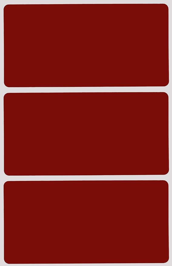 4" x 2" Blank Stickers to Write On Name Tags Color-Coding Labels for Moving, and Storage Boxes, 324 Labels (Red Velvet) by Royal Green