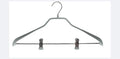 Mawa by Reston Lloyd BodyForm Series Non-Slip Space Saving Clothes Hanger with 2 Clips for Pants or Skirts, Style 42/LK, 1-Piece, Silver