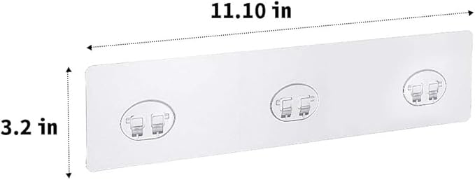 Mivvosakuki 4pcs Shower Caddy Adhesive Replacement,Shower Shelves Adhesive Strip Pad Shower Organizer Sticker Replacement Bathroom Heavy Duty Strong Sticky Wall Adhesive