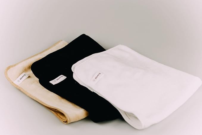 Zemits SkinPerfect Luxury Spa Facial Towel | for Esthetician, Cosmetologist, Massage Therapist | Microfiber Soft | Set of 3 - Black