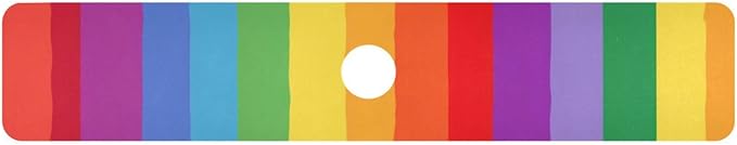 Kitchen Sink Splash Guard 1 PC 30 Inch Sink Faucet Mat Splash Guard for Bathroom Countertop Water Absorbent Foldable Cuttable Soft Washable Vibrant Colorful Stripes