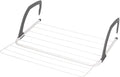 Over the Door Drying Rack, Foldable, Made of 100% Durable Metal and Plastic, Home Storage and Organization - Measures 20" Long x 20" Wide x 6 1/2" Deep