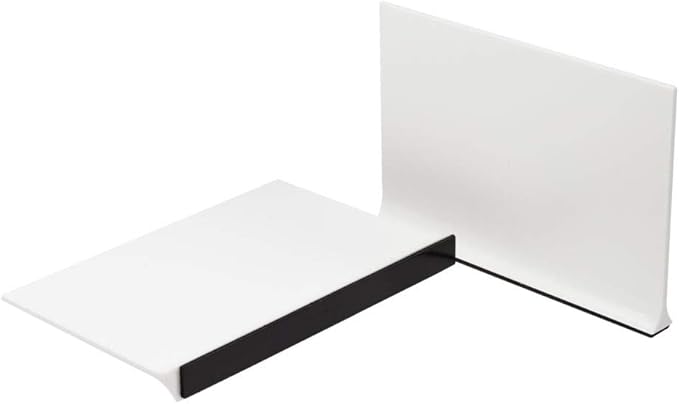 APOTHECARY PRODUCTS Magnetic Shelf Divider, For Vitamins, Books, Food And More, 6 in x 4 in, White, Made In The USA