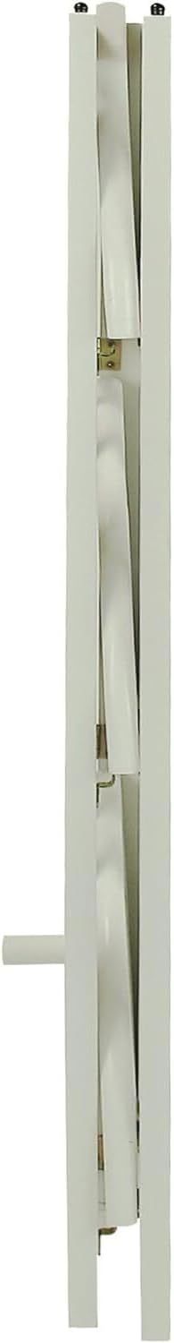 Casual Home 4-Shelves Corner Folding Bookcase, White
