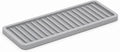 ZAPPOWARE Silicone Kitchen Sink Caddy Sponge Holder 11"x 4.33", Gray - Bathroom Vanity Tray Organizer, Kitchen Soap Tray for Dish Scrubber, Soap Dispenser and Sponge